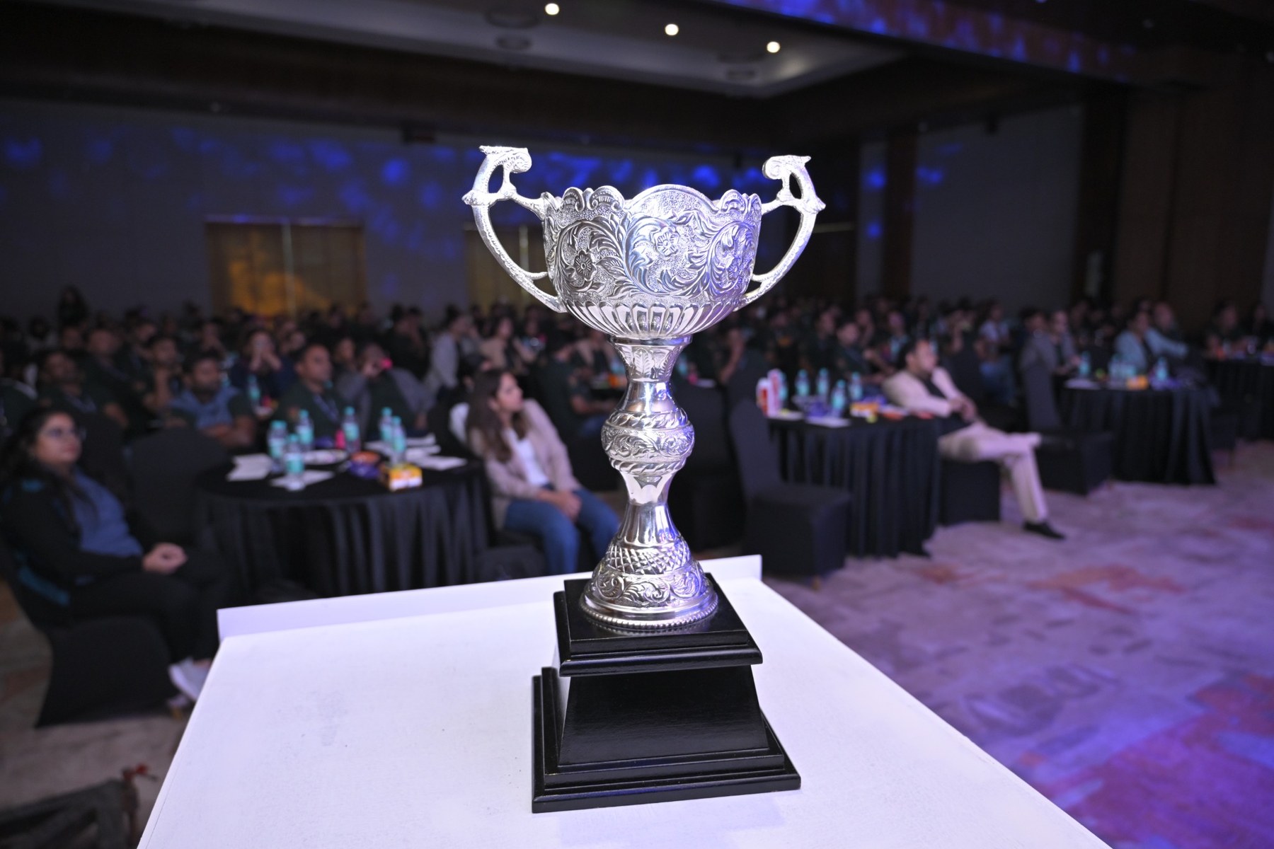 Audience engagement during a corporate awards event hosted by The Brand Buddies